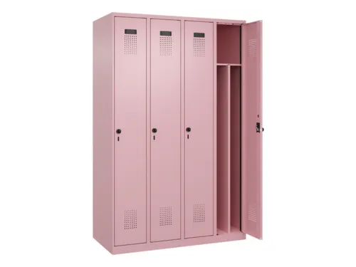 locker voor scheiding van kleding,HxBxD 1850x1200x500mm,4vak