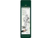 Potloden Faber-Castell Jumbo 9000 6 hardheden in blik