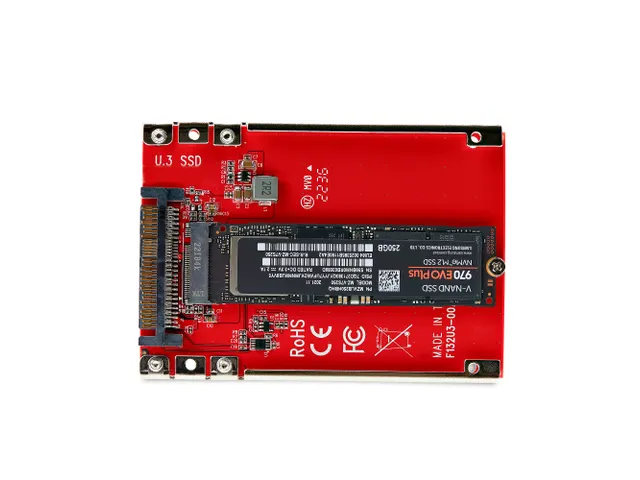 M.2 naar U.3 Adapter voor M.2 NVMe SSDs