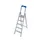 Ladder Aluminium Bordes H 1 25M 5Treden Incl. Bordes