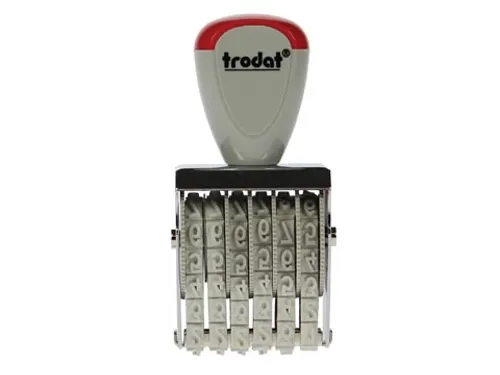 Trodat Nummerstempel Classic Line 6 Cijfers