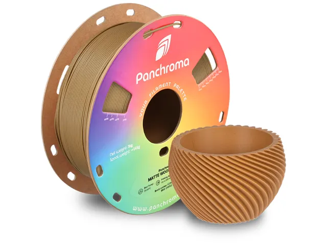 PLA Matte 1,75mm hout bruin 1kg Panchroma 3D Filament