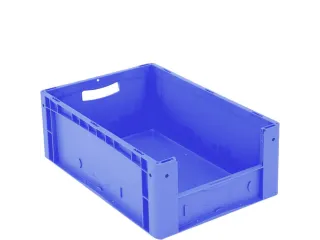 Euronorm Stapelkrat M. Grijpopening Pp Hxlxb 220X600X400Mm Blauw - 2