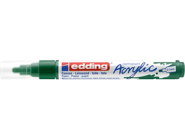 Acrylmarker edding e-5100 medium mosgroen