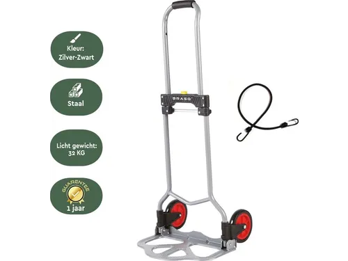 Inklapbare Steekwagen 60KG HT60