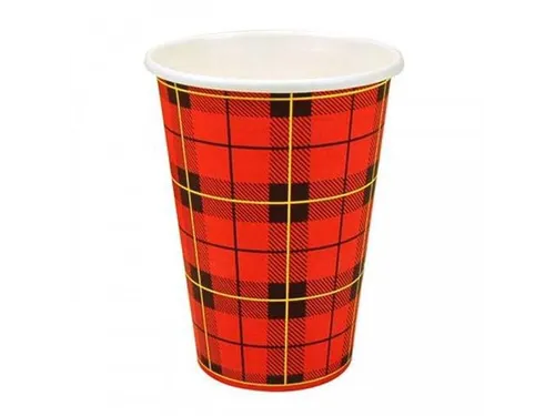 Scotty Drinkbeker Koffiebeker uit karton 180ml Rood 100 Stuks