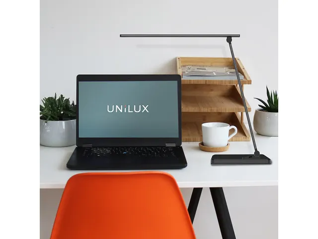 Lampe de bureau LED Unilux Popy dimmable noir