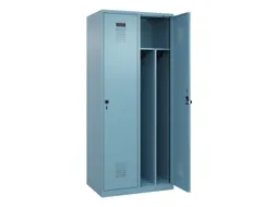 locker voor scheiding van kleding,HxBxD 1850x800x500mm,2vak