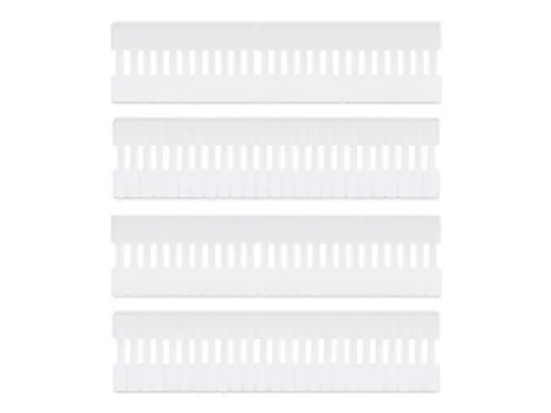 9cm Kabel Labels klittenband wit 100 stuks