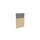 baliepaneel,v. bureau,aanbouw links,B 800mm,NE-esdoorn,BN8078-grijs