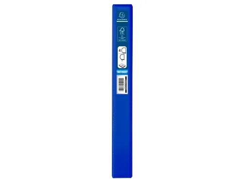 Ringmap Pp Personaliseerbaar Kreacover 4D-Ringen 15mm A4 Maxi Blauw