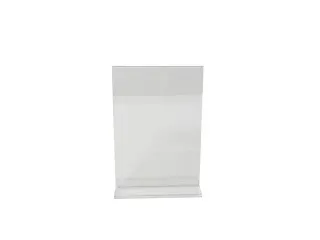 Kaarthouder Budget T-Standaard A6 1,5mm Staand Acryl set van 10 stuks - 4