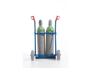 Flessenkar Draagvermogen 100Kg 2X20L-Fles Luchtbanden Ral5010 staal - 7