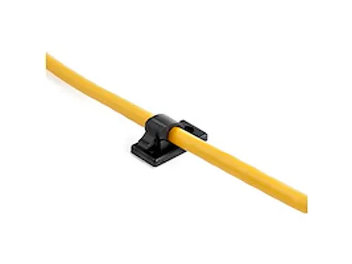 Zelfklevende Kabelmanagement Clips 5.5mm zwart 100 stuks