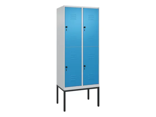 dubbeldekse locker,HxBxD 2120x800x500mm,2x2vak.,vak B 400mm