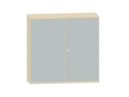 Kantoorkast 1150x1200x430mm Decor Romp Esdoorn Decor Front Lichtgrijs