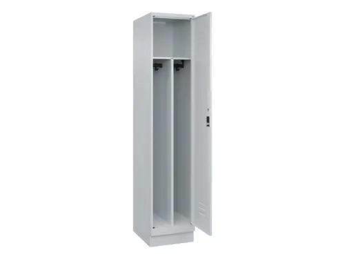 locker voor scheiding van kleding,HxBxD 1950x400x500mm,1vak