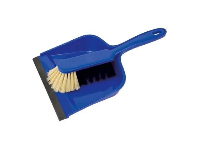 Stoffer en blik kunststof diverse kleuren