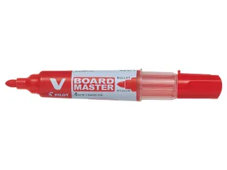 Whiteboardmarker Pilot V-Board Master Begreen Rond Medium Punt Rood - 1