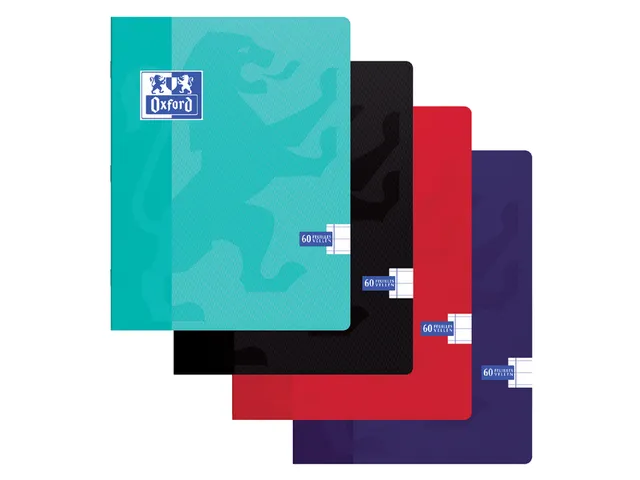 Schrift Oxford school A5 lijn 60vel assorti