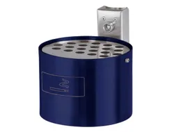 Asbak 4 Liter HxØ 135x200mm Wandmontage Rond Blauw