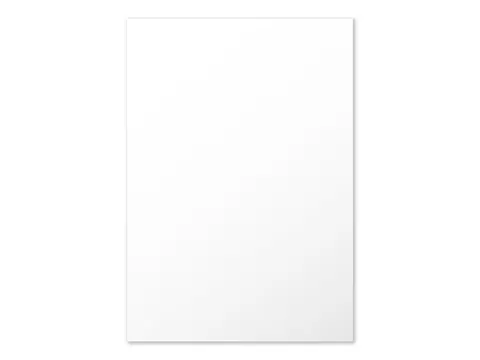 Foamboard Kangaro wit 50x70cm 10 mm dik, 10 stuks 2 zijdig mat papier