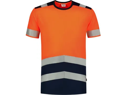 Tricorp 403021 softshell, fluo rood/inktblauw, maat 8XL, per stuk