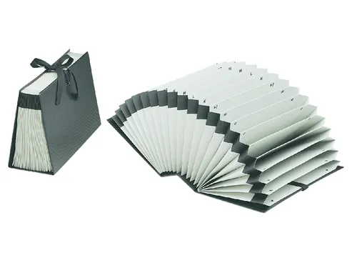 Sorteerordner Jalema Diplo-Line Folio A-Z 21 Vakken Zwart