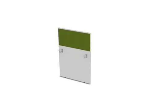 baliepaneel,v. bureau,aanbouw rechts,B 800mm,Bl-wit,BN7048-groen