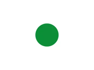 plaksymbool,cirkel,Ø 50mm,PVC,groen - 1