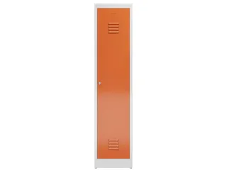 garderobekast 1800x415x500mm 1vak klink sokkel romp RAL7035 RAL3000 - 2