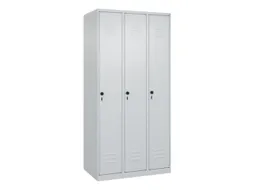 locker,HxBxD 1850x900x500mm,3vak,vak B 300mm,draaigrendel