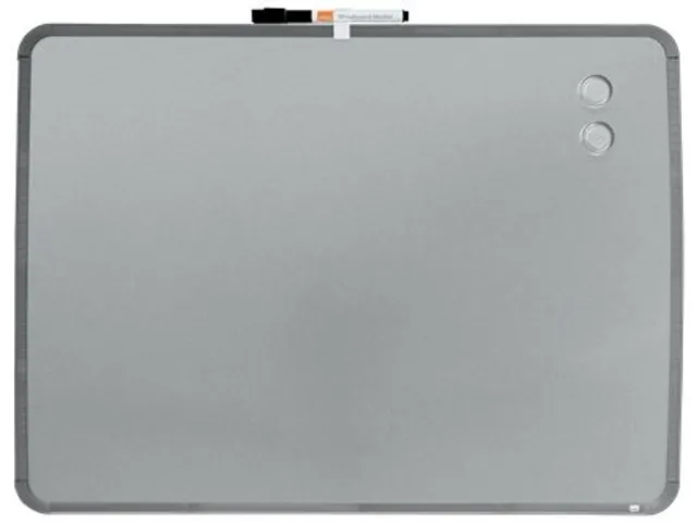 Tableau Blanc Nobo Slim Line 43x58cm Argent