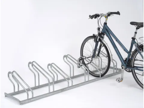 Fiets-Beugelrek L 2100Mm 6Plaatsen Enkelzijdig Gelast Verzinkt