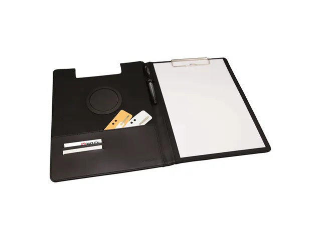 MONOLITH 2000002917 - Conferentiemap met klembord, Zwart 32x25x2 cm