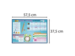 Onderlegger PVC 37,5 x57,5cm Wiskunde - 3