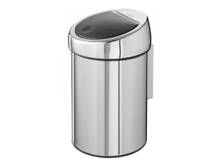 Wandafvalemmertje Touch Bin 3 Liter Mat RVS - 1