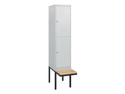 Dubbeldekse dekenkist,HxBxD 1950x400x815mm,1x2vak.,vak B 400mm