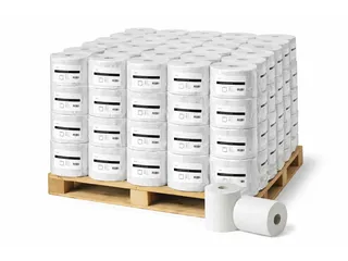 Poetsrol midi recycled tissue 1-laags Pallet 44x6 Rol - 1