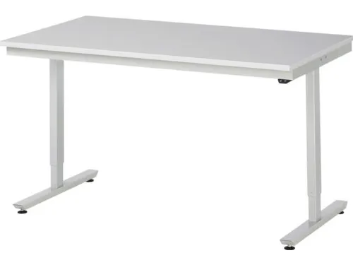 Werkbank elektrisch hoogte verstelbaar 720-1120x1500x800mm wit RAL7035