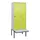 locker met bank,HxBxD 2120x800x815mm,2vak,vak B 400mm,draaigrendel