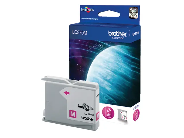 Inkcartridge Brother Lc-970m Rood