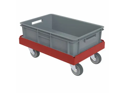 transportwagen,stapelbaar,draagverm. 300kg,laadvl. LxB 610x410mm