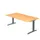 In hoogte verstelbaar bureau,HxBxD 680-850x2000x1000mm,blad beuken