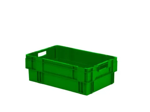 Euronorm Draaistapelbak Pp Hxlxb 210X600X400Mm 38L Groen