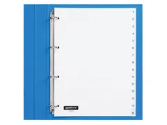 Tabbladen Quantore A4 4-Gaats 1-15 Genummerd Wit Pp