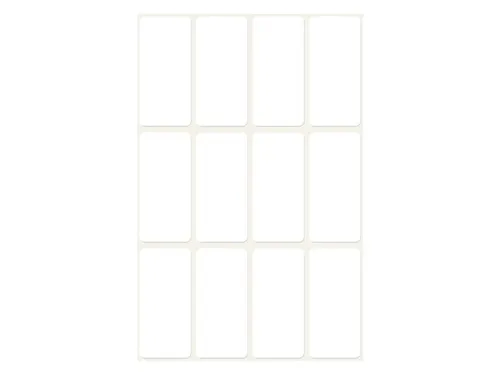 Etiket Avery Zweckform 3077 38x18mm wit 72stuks