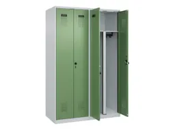 PBM-locker,HxBxD 1850x1200x500mm,4vak,vak B 300mm,draaigrendel