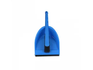 Veegblik met Stoffer Kunststof Blau w - 1