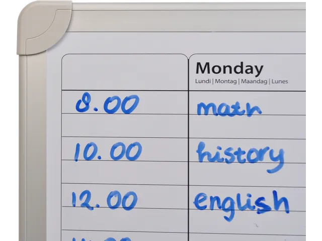 DESQ Whiteboard Weekplanner 60x90cm